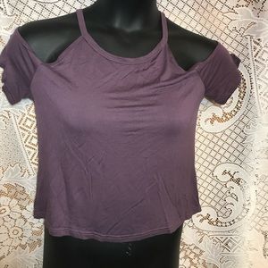 Purple junior top
